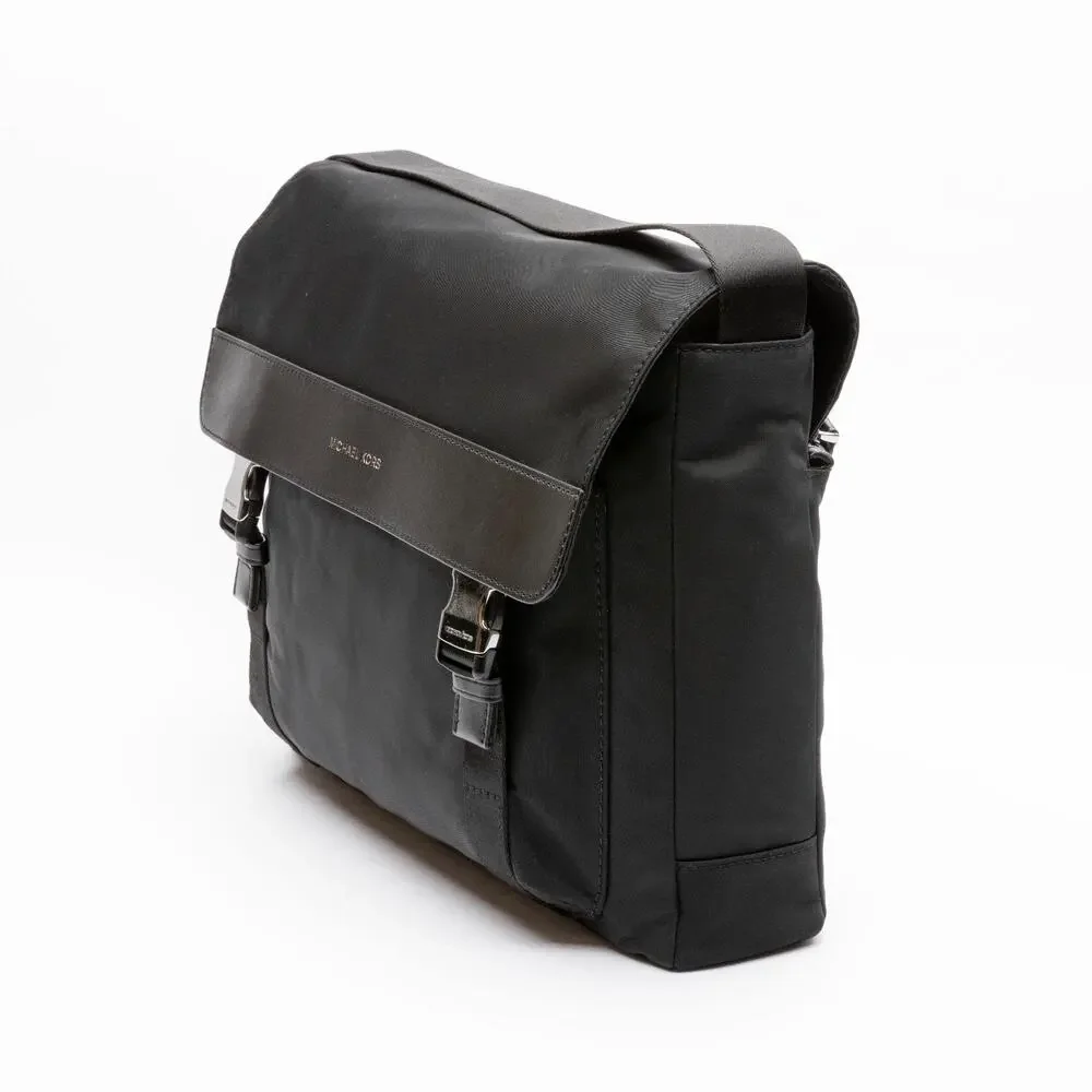 Michael Kors Men Gabardine Messenger Bag Black